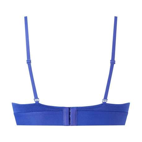 Brassière bleu électrique unie fines bretelles - Image 3