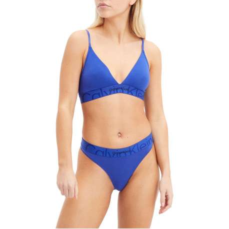 Brassière bleu électrique unie fines bretelles - Image 6