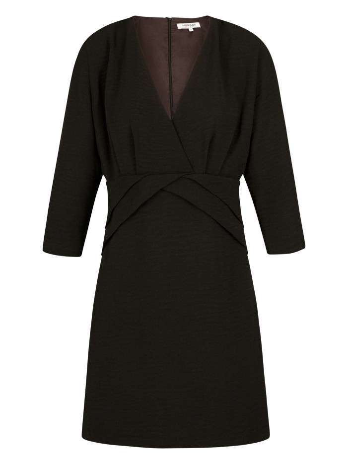 Robe courte noire unie...