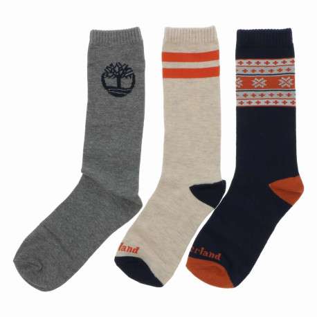 Chaussettes hautes multicolore imprimées coupe haute