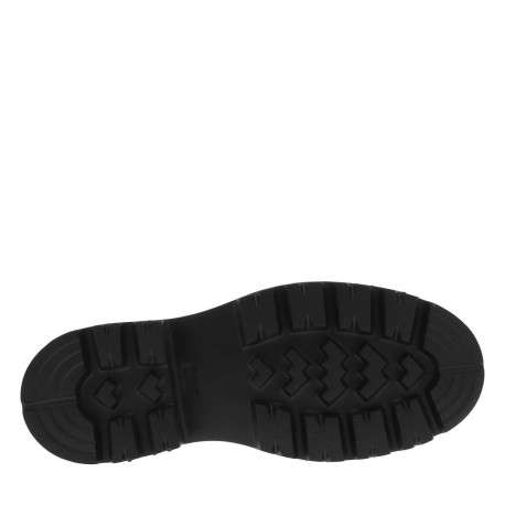 Boots chunky en cuir noires à semelles décrochés moyen - Image 6