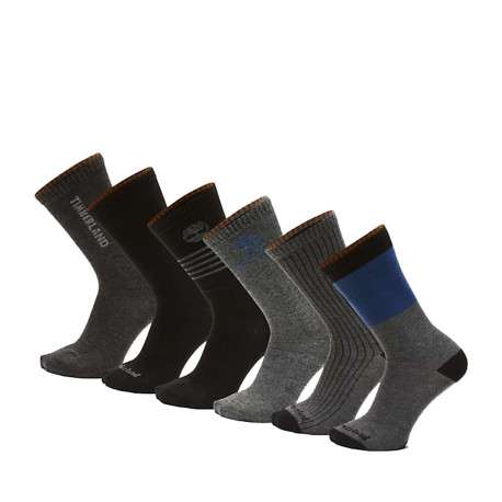 Lot de 6 paires de chaussettes hautes avec logo floqué