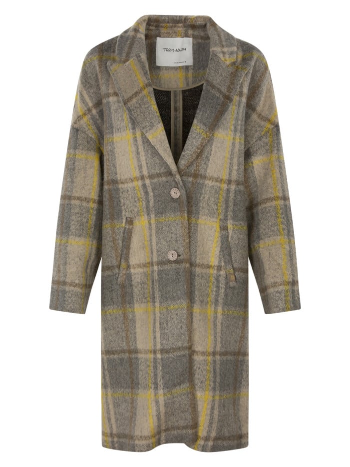 Manteau long avec col...