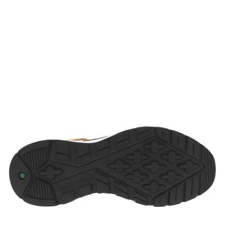 Boots en cuir nubuck miel avec une languette d'aisance à semelle crantée et lacets ronds bicolores - Image 12