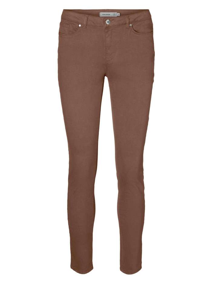 Pantalon en coton mélangé...
