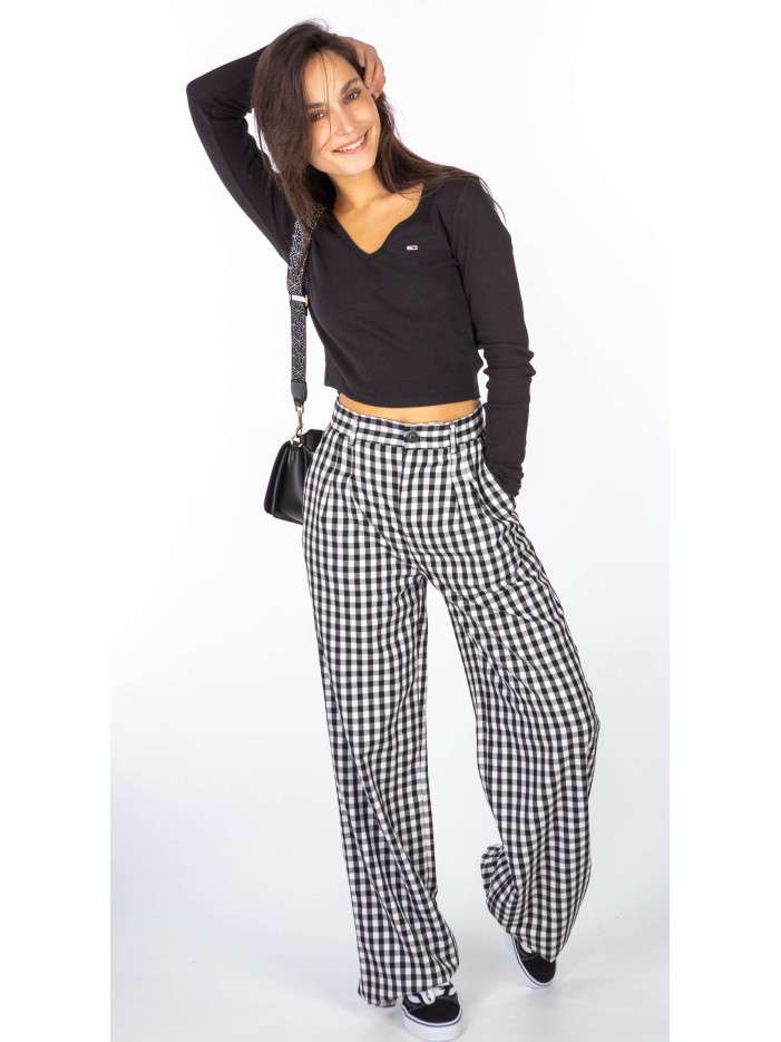 Pantalon Chino Hr Wide Leg...