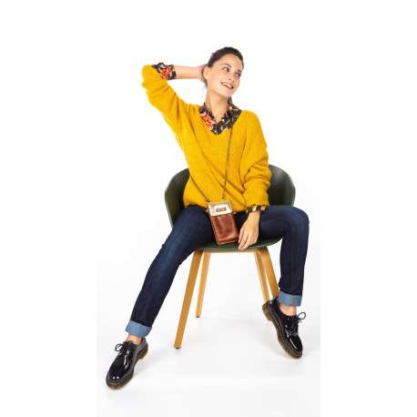 Jean Alexa Slim en coton mélangé brut uni avec une coupe slim et des zips et détails fantaisies sur poches - Image 5