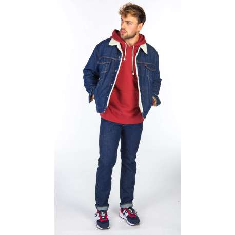 Jean brut en coton 511™ avec une coupe slim et patch d'authentification de la marque à l'arrière