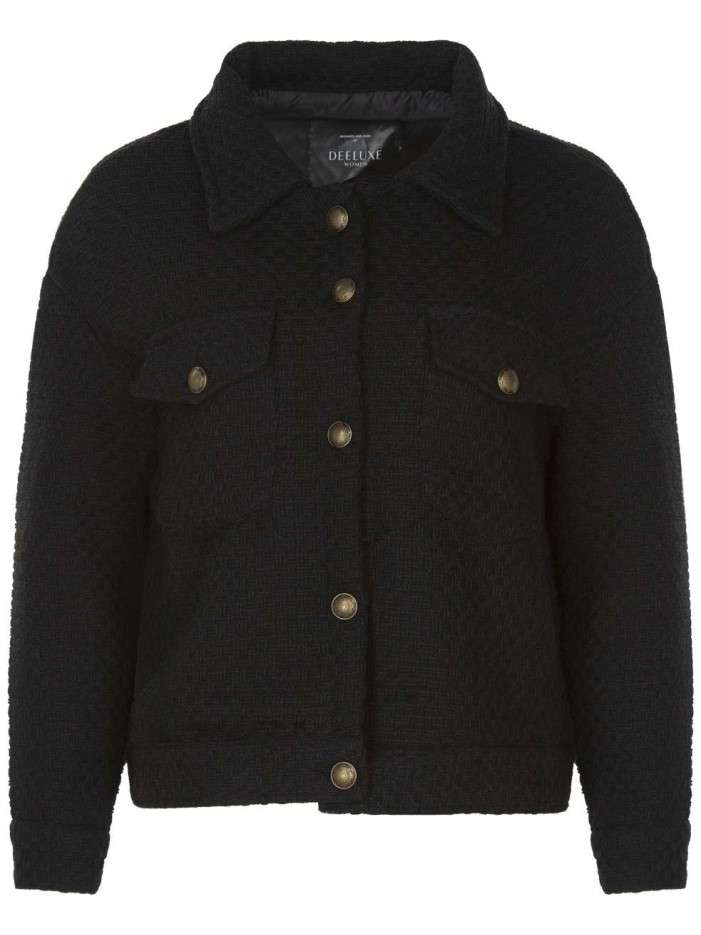 Blouson noir en point de...