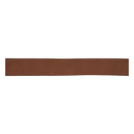 Ceinture camel unie en cuir de vache avec une boucle rectangle - Image 2