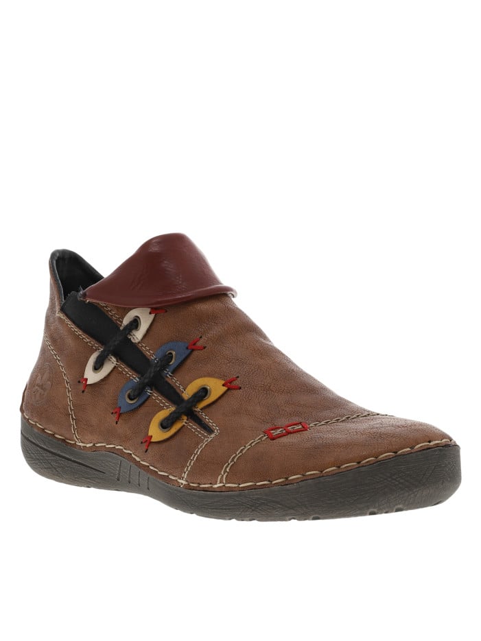 Boots simili cuir marron...