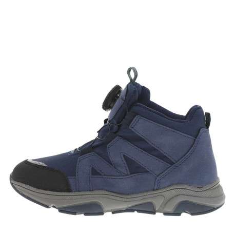 Baskets montantes en Mesh imperméable bleu à semelle running et fermeture type Boa® - Image 3