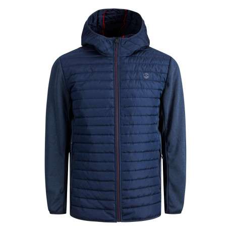 Doudoune à capuche Multi Quilted Jacket marine matelassée à coupe droite