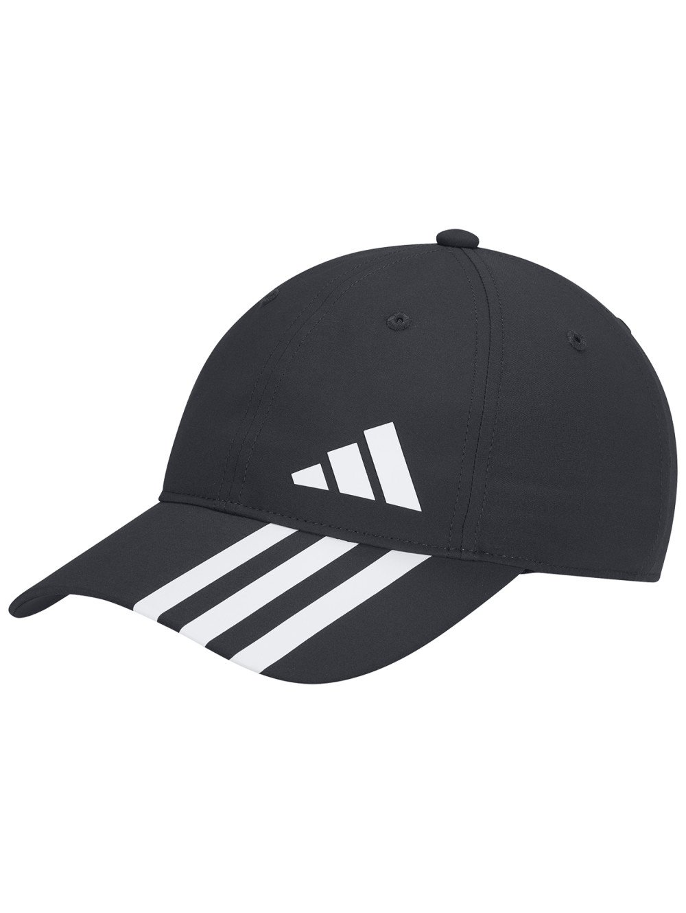 Casquette Strapback en matières recyclées noires unies à