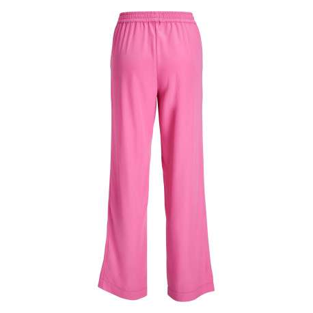 Pantalon de jogging Poppy rose avec ceinture élastiquée et coupe droite - Image 2