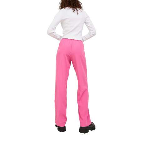 Pantalon de jogging Poppy rose avec ceinture élastiquée et coupe droite - Image 4