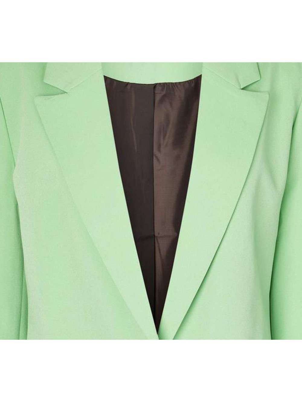 Blazer Femme élégant à Un Bouton - Col à Revers, Manches Longues, Pour Bureau, Travail Ou Sortie Décontractée - 4