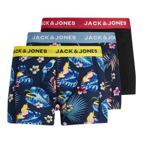 Lot de 3 Boxers classique en coton nuit uni avec une coupe fermée - Image 10