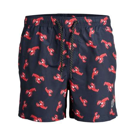 Short de bain Animal marine avec une coupe slim et un imprimé écrevisses