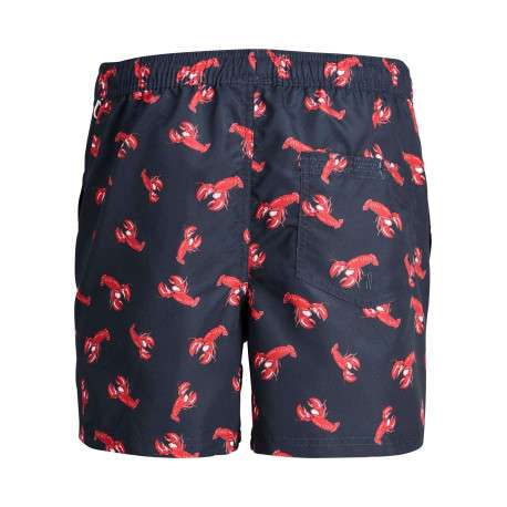 Short de bain Animal marine avec une coupe slim et un imprimé écrevisses - Image 2