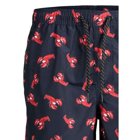 Short de bain Animal marine avec une coupe slim et un imprimé écrevisses - Image 3