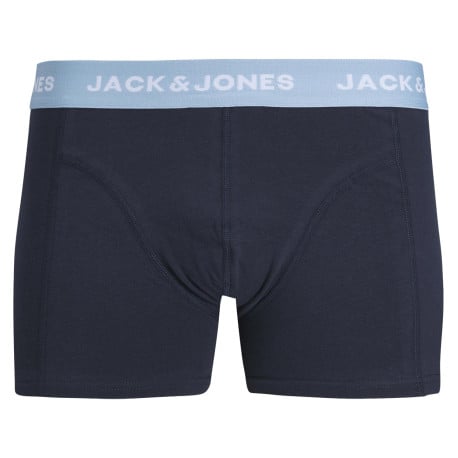 Lot de 3 Boxers classiques en coton multicolore uni avec imprimé rayures - Image 2