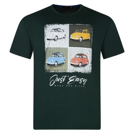 T-shirt homme vert