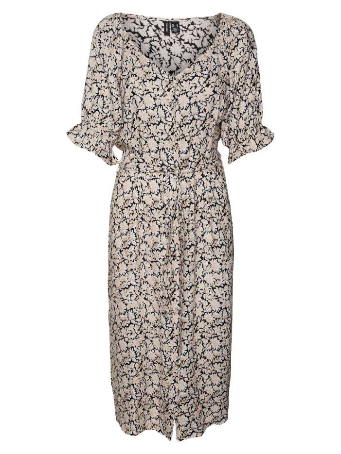Robe mi-longue noire...