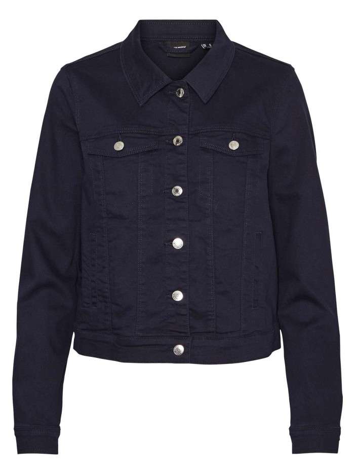 Veste en jean marine en...
