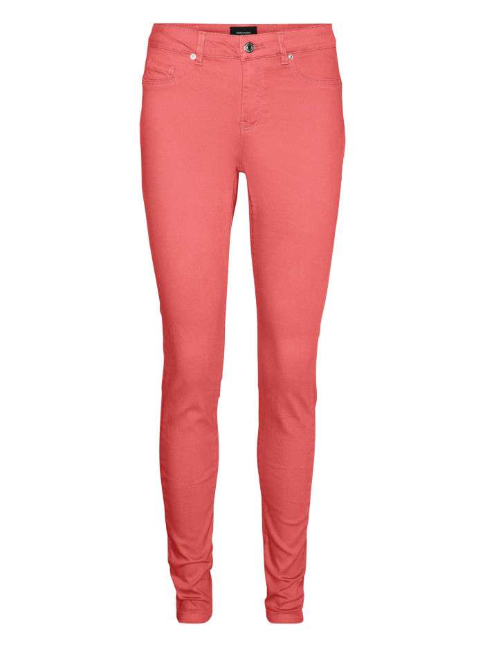 Pantalon en coton mélangé...
