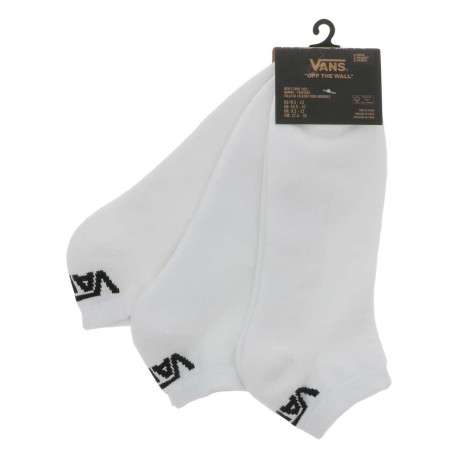 Lot de 3 paires de socquettes en coton mélangé blanches unies