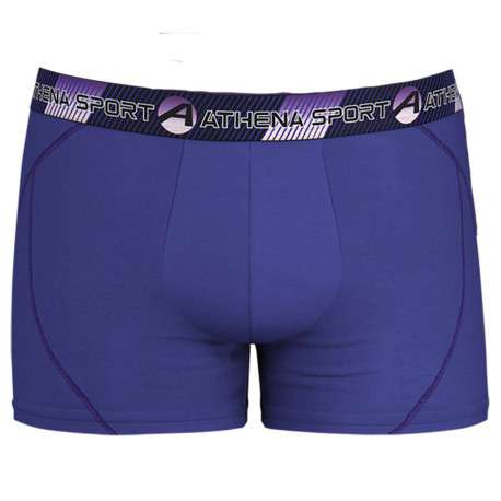 Lot de 3 boxers multicolores unis avec une coupe fermée et taille élastiquée - Image 3