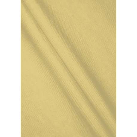T-shirt jaune fantaisie coupe droite avec col rond et manches courtes - Image 3