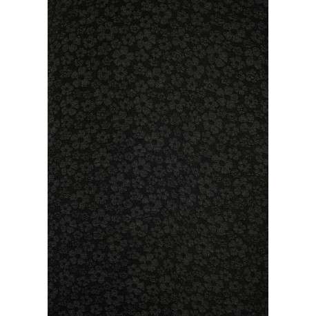Robe courte noire unie coupe droite avec un col v et une fente au dos - Image 3