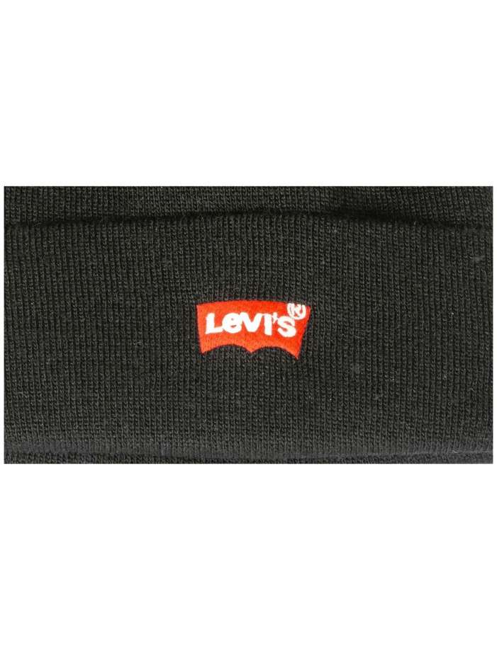 Bonnet noir à revers avec...