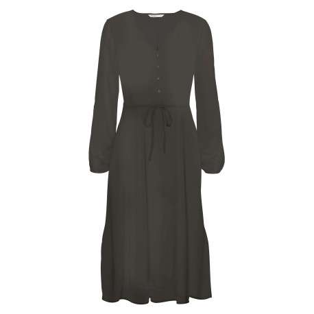 Robe anthracite femme coupe droite