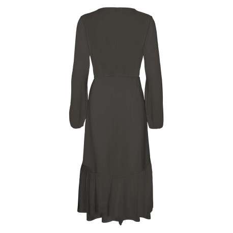 Robe anthracite femme coupe droite - Image 2