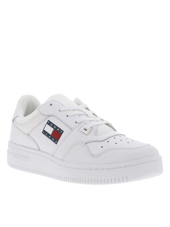 Baskets basses en cuir...