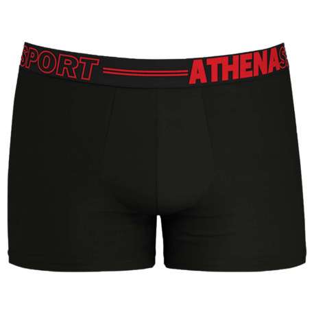 Lot de 3 boxers multicolores unis avec une coupe fermée et taille élastiquée - Image 3