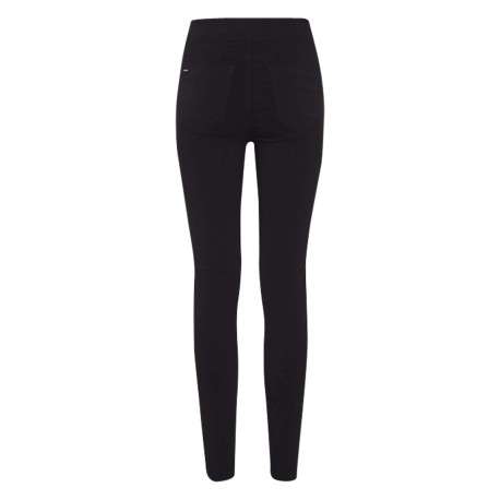 Pantalon Legging noir uni avec une coupe skinny et 2 poches arrières - Image 4