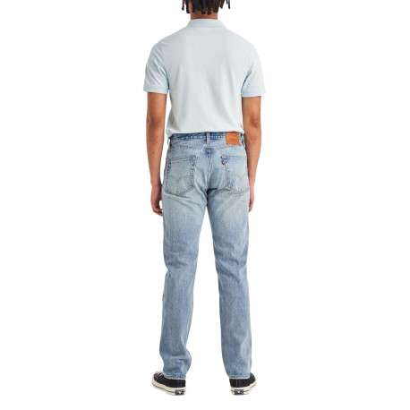 Jean 5 Poches 501® en coton indigo délavé à coupe regular fit ajustée - Image 3
