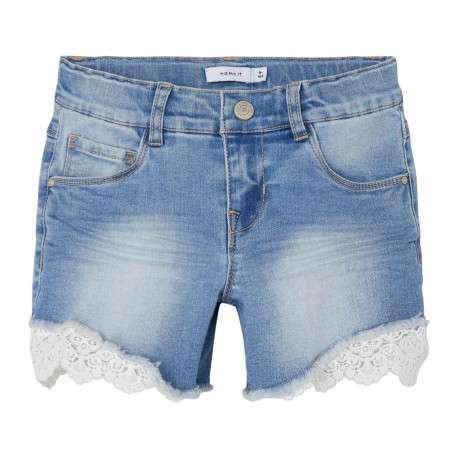 Short en coton mélangé stone uni avec 5 poches et une coupe slim