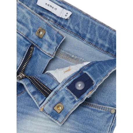 Short en coton mélangé stone uni avec 5 poches et une coupe slim - Image 3