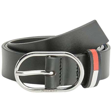 Ceinture ajustable en cuir à tannage végétal à boucle à ardillon ovale