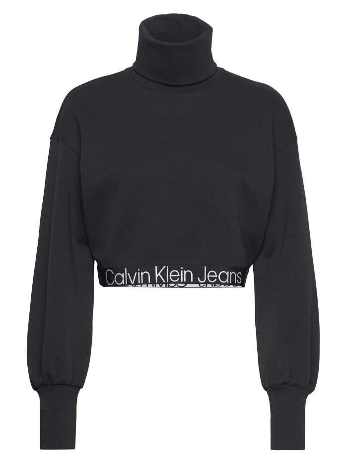 Sweat noir en maille...