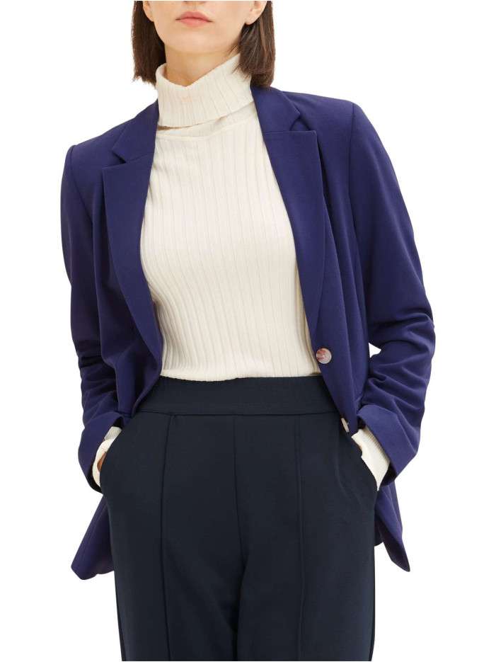 Blazer Femme Roskiky - Cranté, Poches à Revers, Boutonnage | 100% Polyester, Taille S à XXL