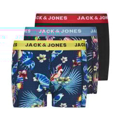 Lot de 3 Boxers classiques en coton multicolores imprimés avec imprimé floral