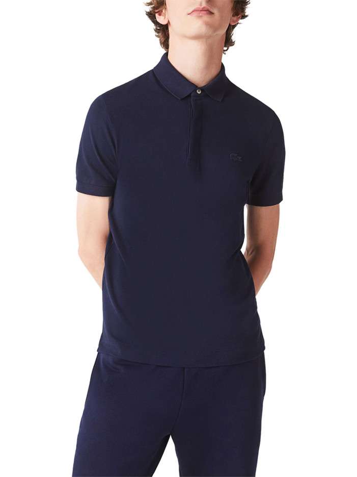 Polo Paris en coton marine...