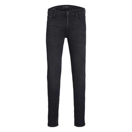 Jean Liam noir avec une coupe skinny et 2 poches plaquées à l'arrière - Image 7