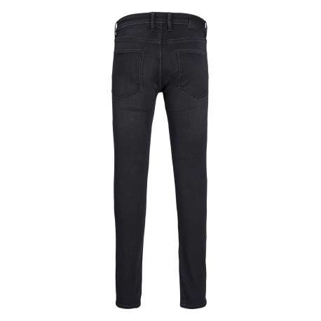 Jean Liam noir avec une coupe skinny et 2 poches plaquées à l'arrière - Image 10